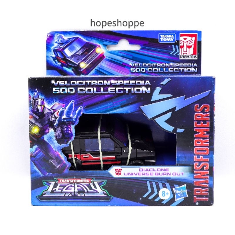 Transformers Legacy Velocitron Speedia 500 Collection Diaclone Universe BURN OUT Figur Original Hasb