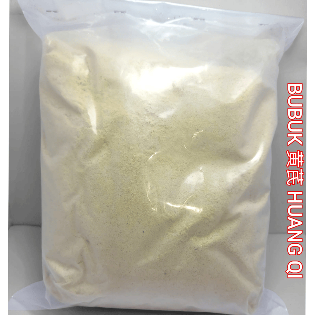 

100 gram - Herbal Huang Qi Fen 黄芪粉 Astragalus Powder - ASLI 100% Tanpa campuran