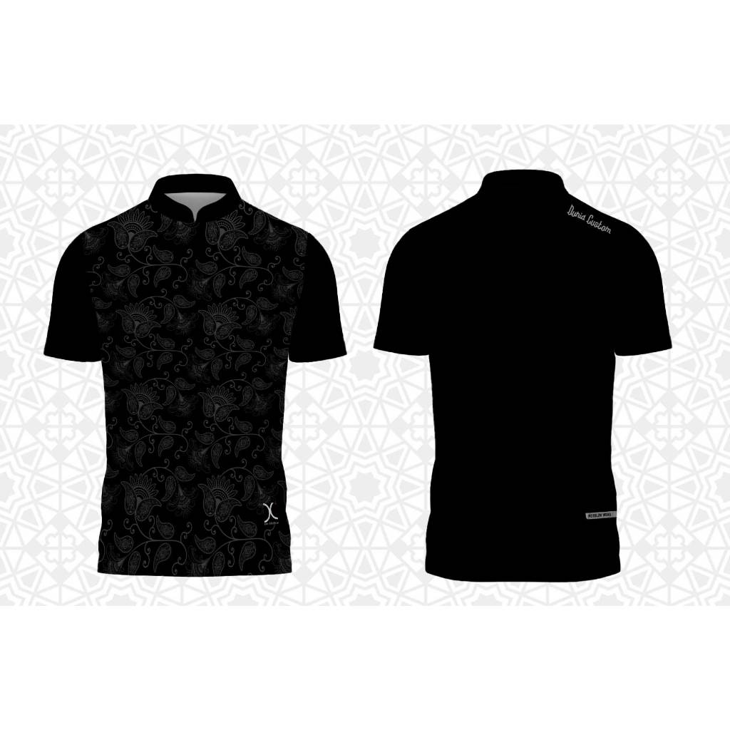 Baju Muslim Pria Jersey Koko Fullprinting Premium / Jersey Koko Pria Fullprinting Premium