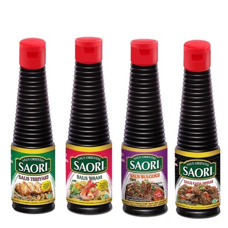 

SAORI® Saori Saus Botol Tiram Teriyaki Lada Hitam Bulgogi 133ml