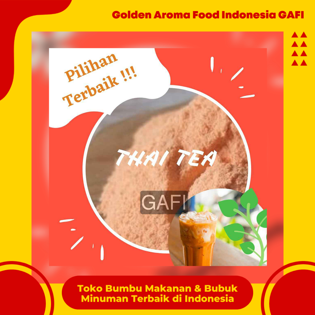 

Bumbu Tabur Thai Tea 1 Kg Murah Enak Lezat Bubuk Tabur Rasa Thai Tea 1 Kg Golden Aroma