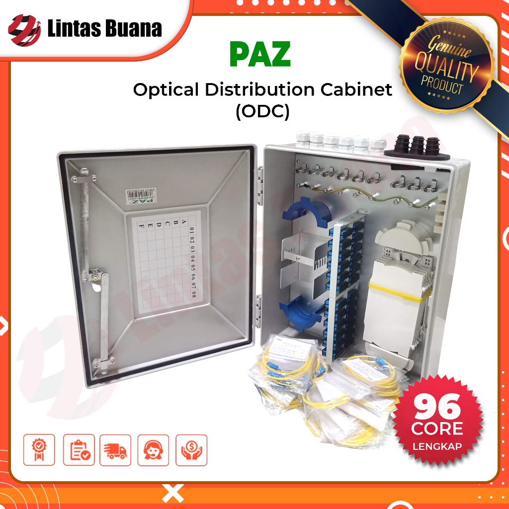 Optical Distribution Cabinet (ODC) 96 Core Lengkap Merk PAZ