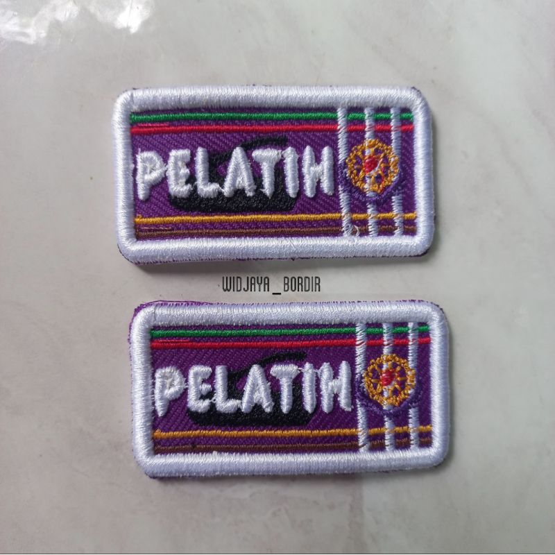 Bordir timbul pramuka pelatih KPD KPL