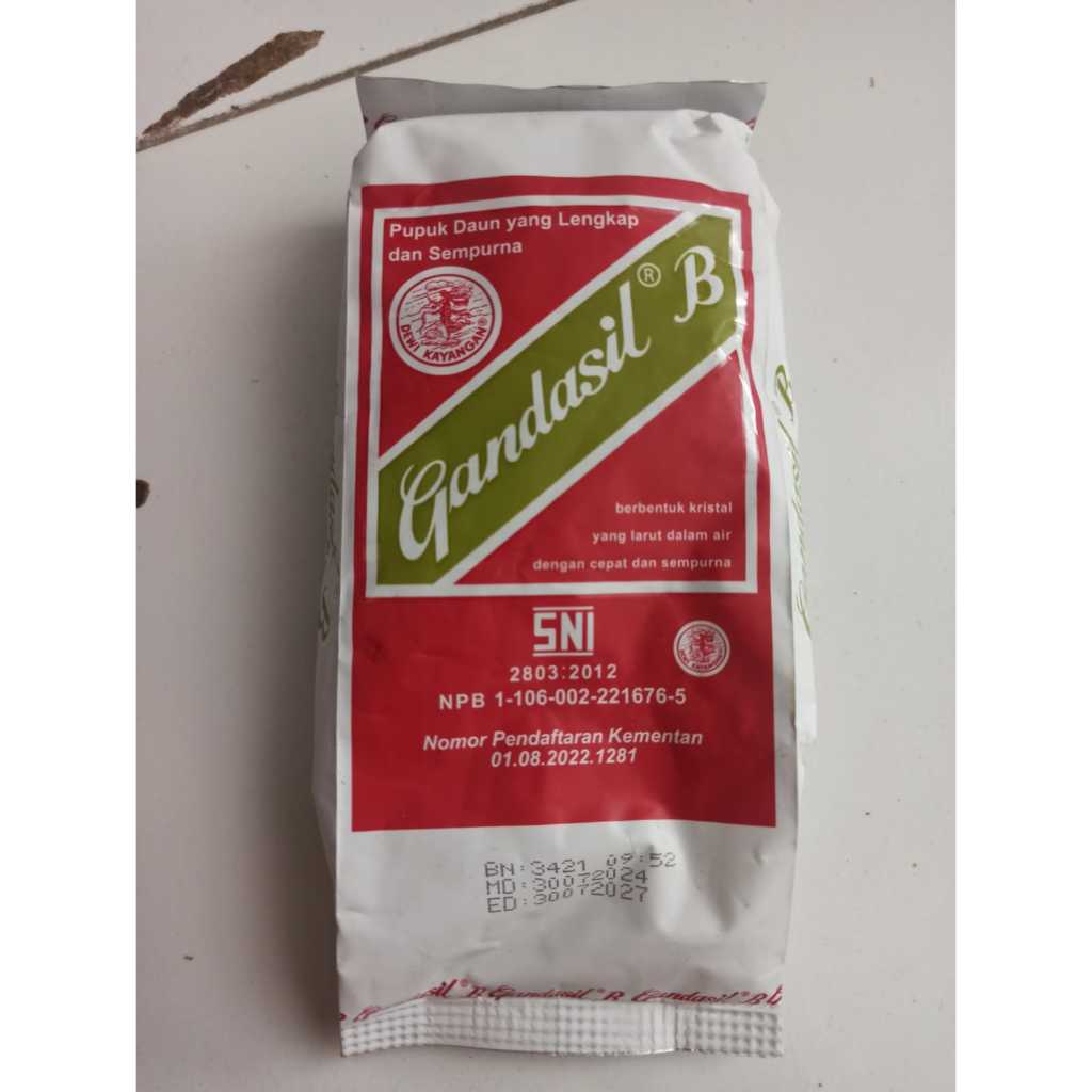 PUPUK DAUN GANDASIL B 500 GRAM