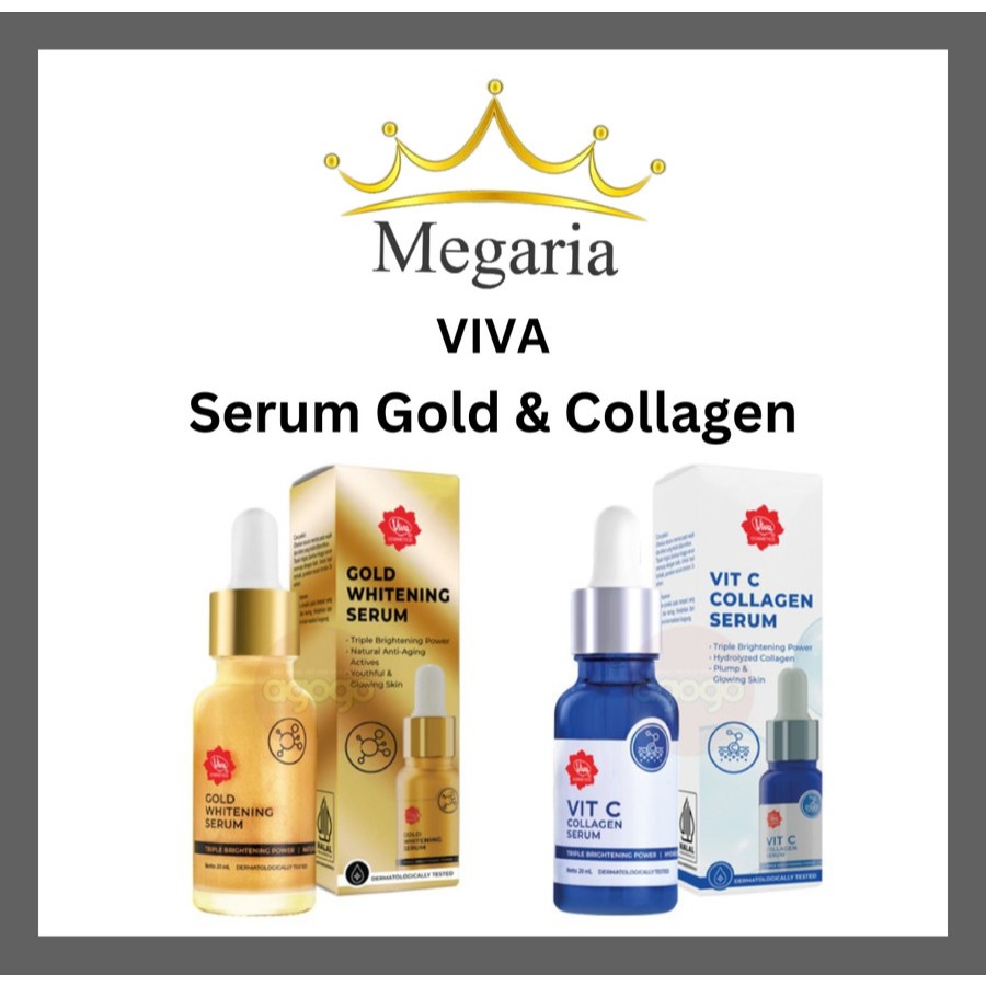 Viva Serum Gold Whitening Dan Viva Serum Collagen