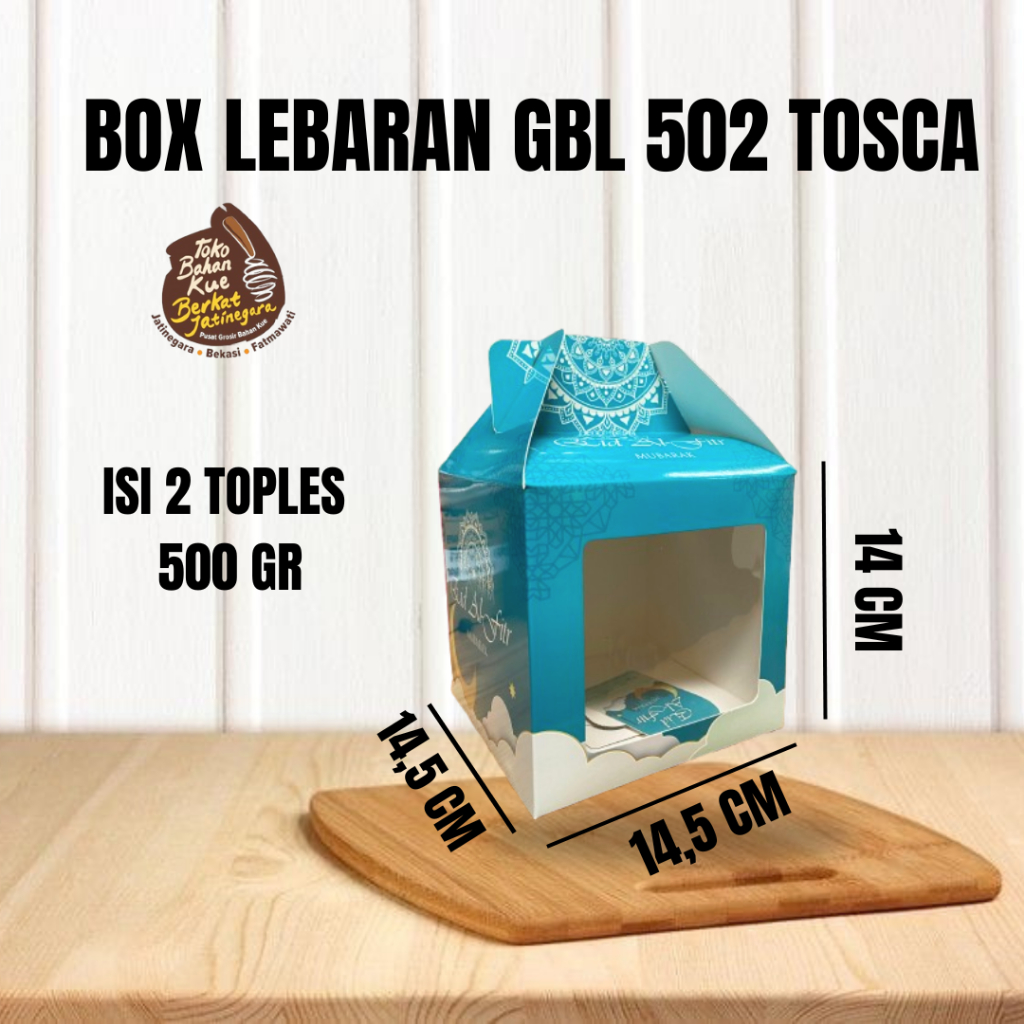 

BOX LEBARAN GBL 502 TOSCA / BOX LEBARAN ISI TOPLES BULAT / DUS LEBARAN TOPLES LUCU