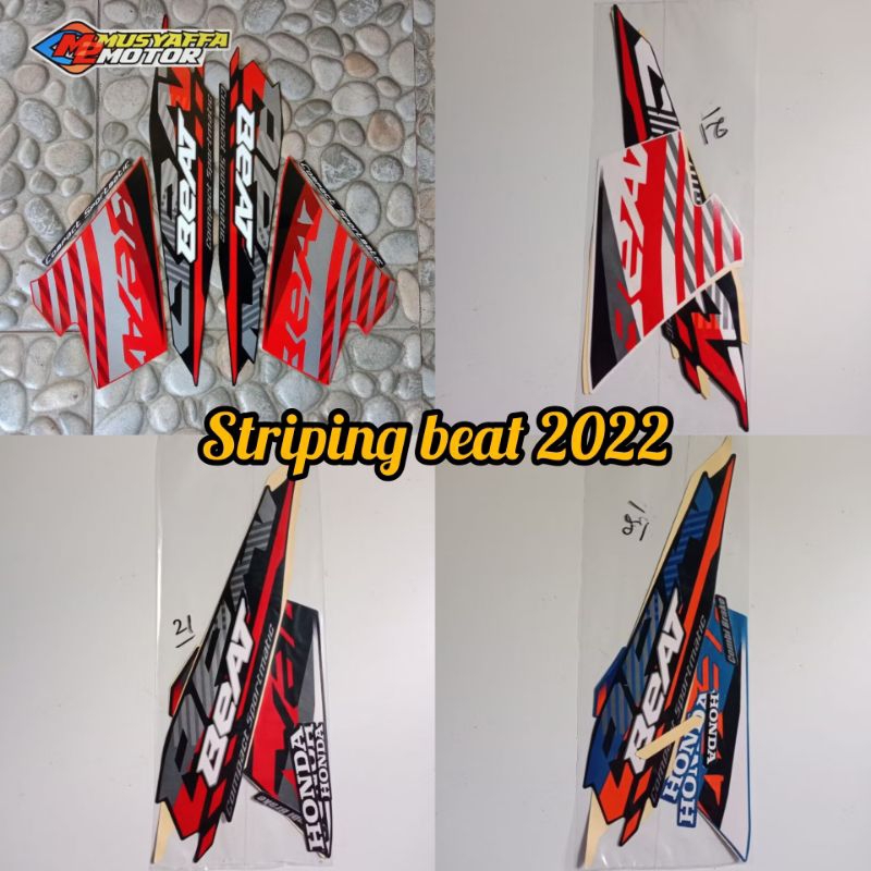 STRIPING STIKER HONDA BEAT CBS 2022