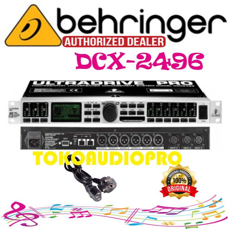 Behringer UltraDrive Pro DCX2496 Loudspeaker Management Original DLMS Dcx-2496