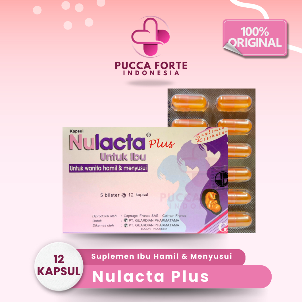 Nulacta Plus - Suplemen untuk memelihara kesehatan ibu hamil dan menyusui terlaris