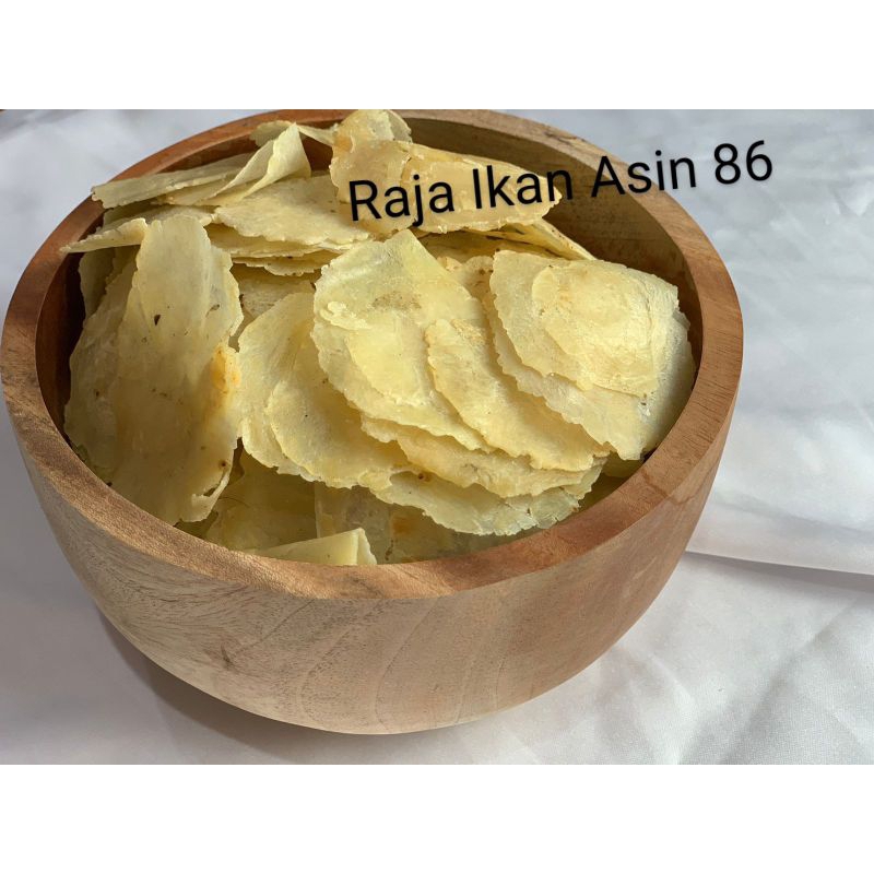 

bGF Emping Melinjo Raja Ikan Asin 86 Kualitas Tipis Dan Terbaik Di jamin Mekar Dan Renyah
