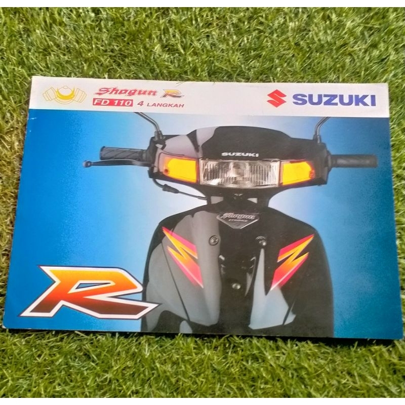 Poster brosur katalog leaflet jadul lawas Suzuki Shogun FD110/Shogun 110R/Shogun Kebo 1998