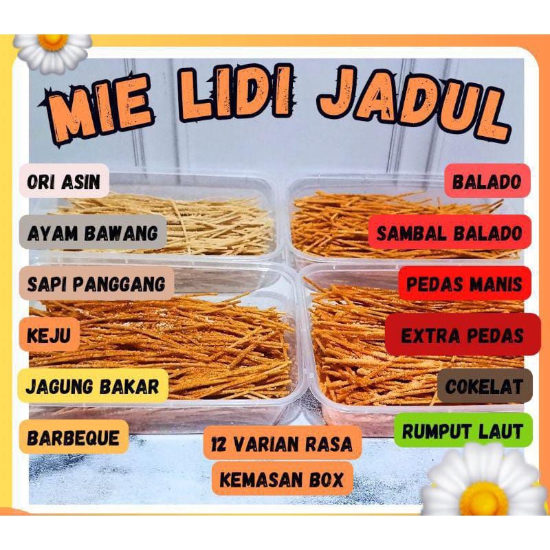 

MIE LIDI kemasan BOX termurah