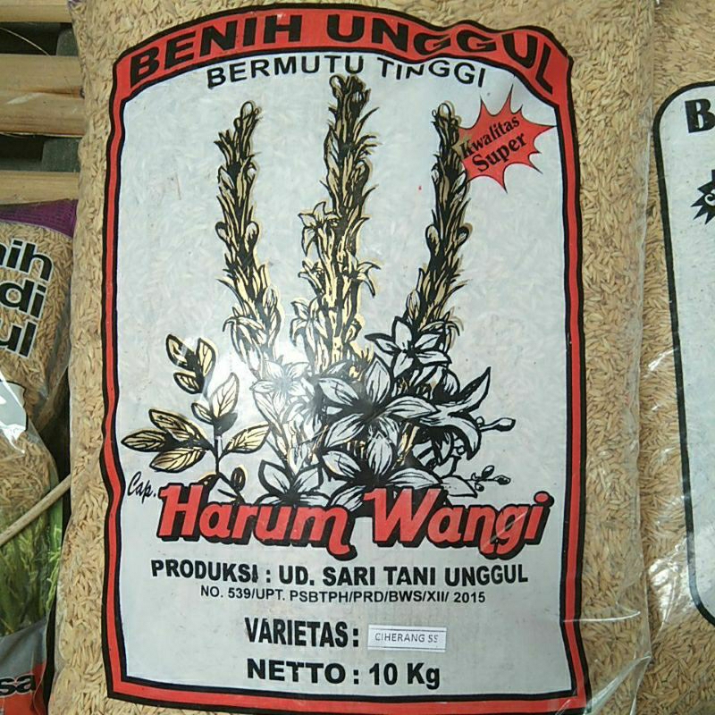 ciherang ss bibit padi unggul banyuwangi 10kg, expt juli 2025