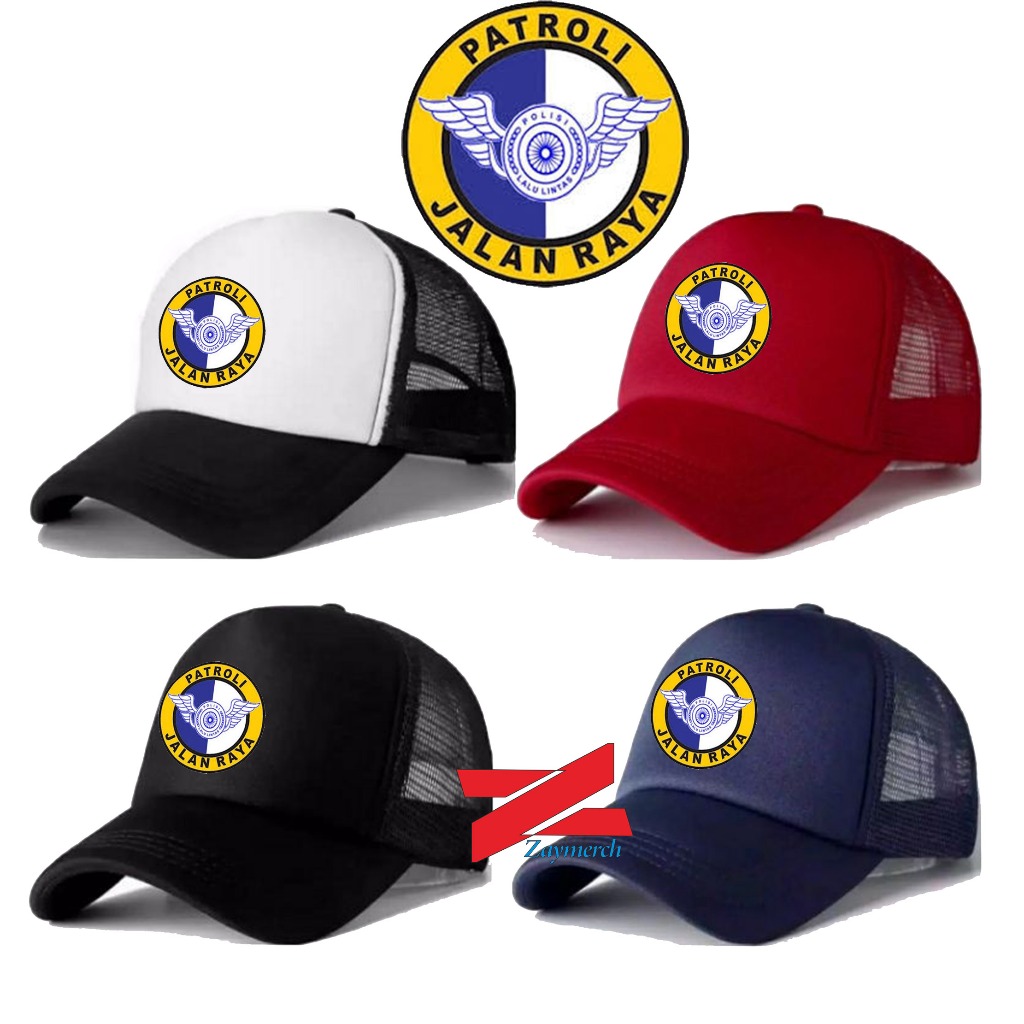 topi patroli lalin topi trucker anak dewasa lalin topi jaring patroli