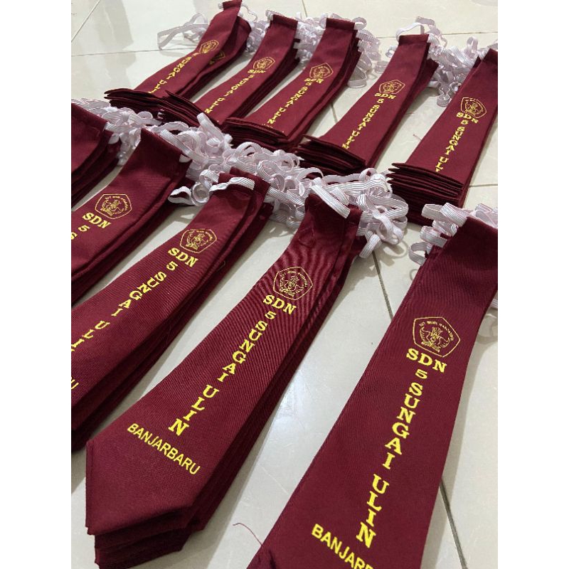 Dasi SD sablon custom