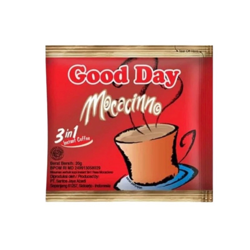 

Kopi Good Day Mocacinno | 1 renceng x 10pcs