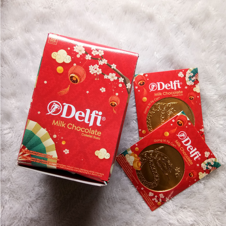 

Delfi Milk Chocolate Gold Koin / Koin Emas Coklat Susu Delfi edisi Imlek