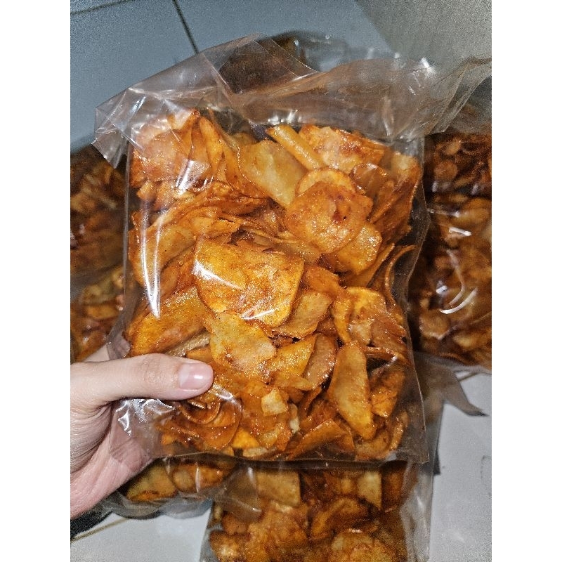 

Keripik Singkong Balado (PEDAS)