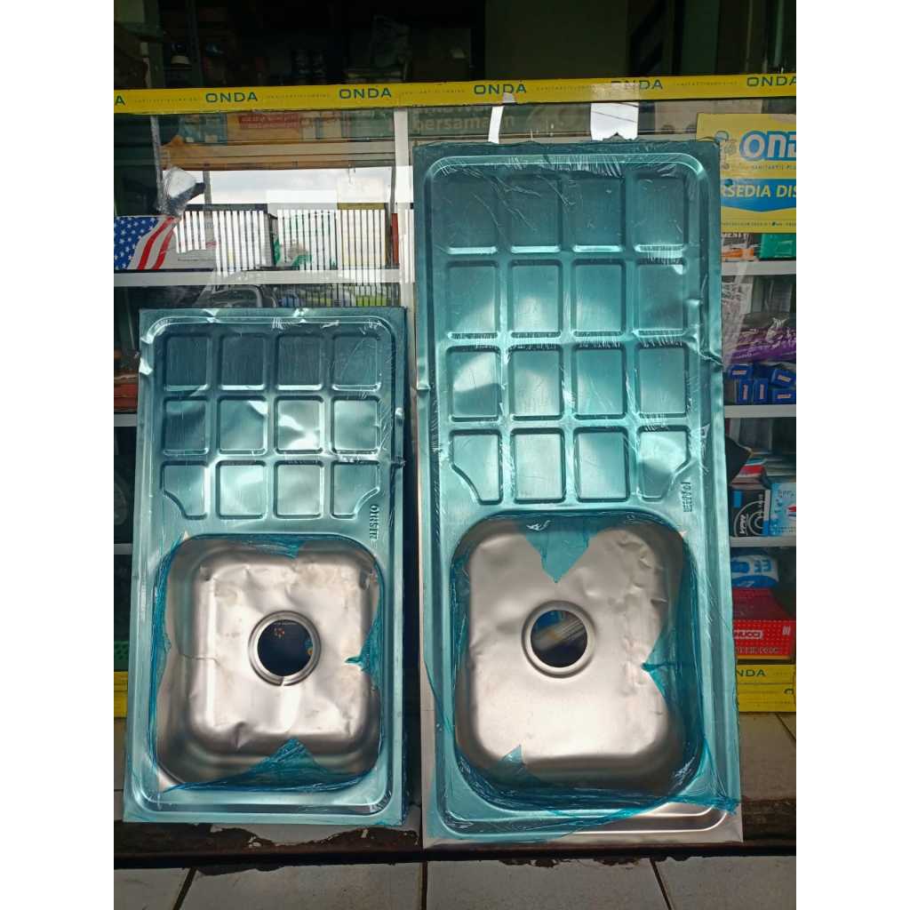 Bak Cuci Piring Rijek Kiriman pabrik Bak Cuci Piring Stainless