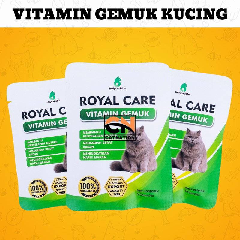 VITAMIN GEMUK SACHET - Vitamin Gemuk Kucing Nafsu Makan Kucing