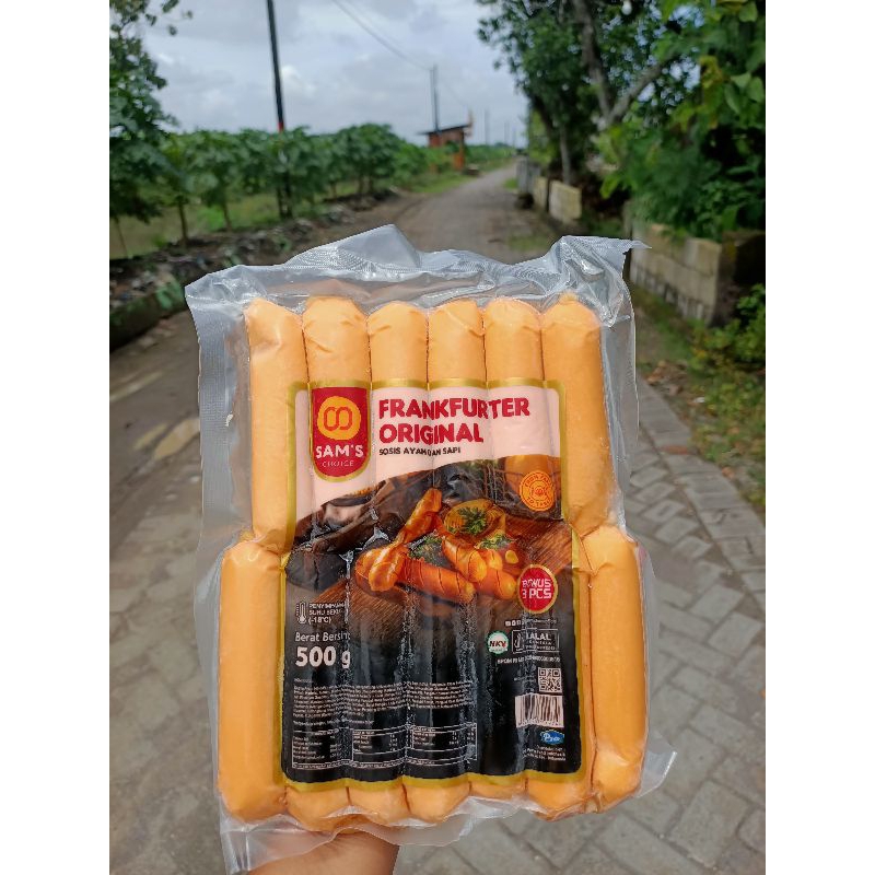 

SAM'S CHOICE SOSIS AYAM DAN SAPI FRANKFURTER 500gram isi 13pcs