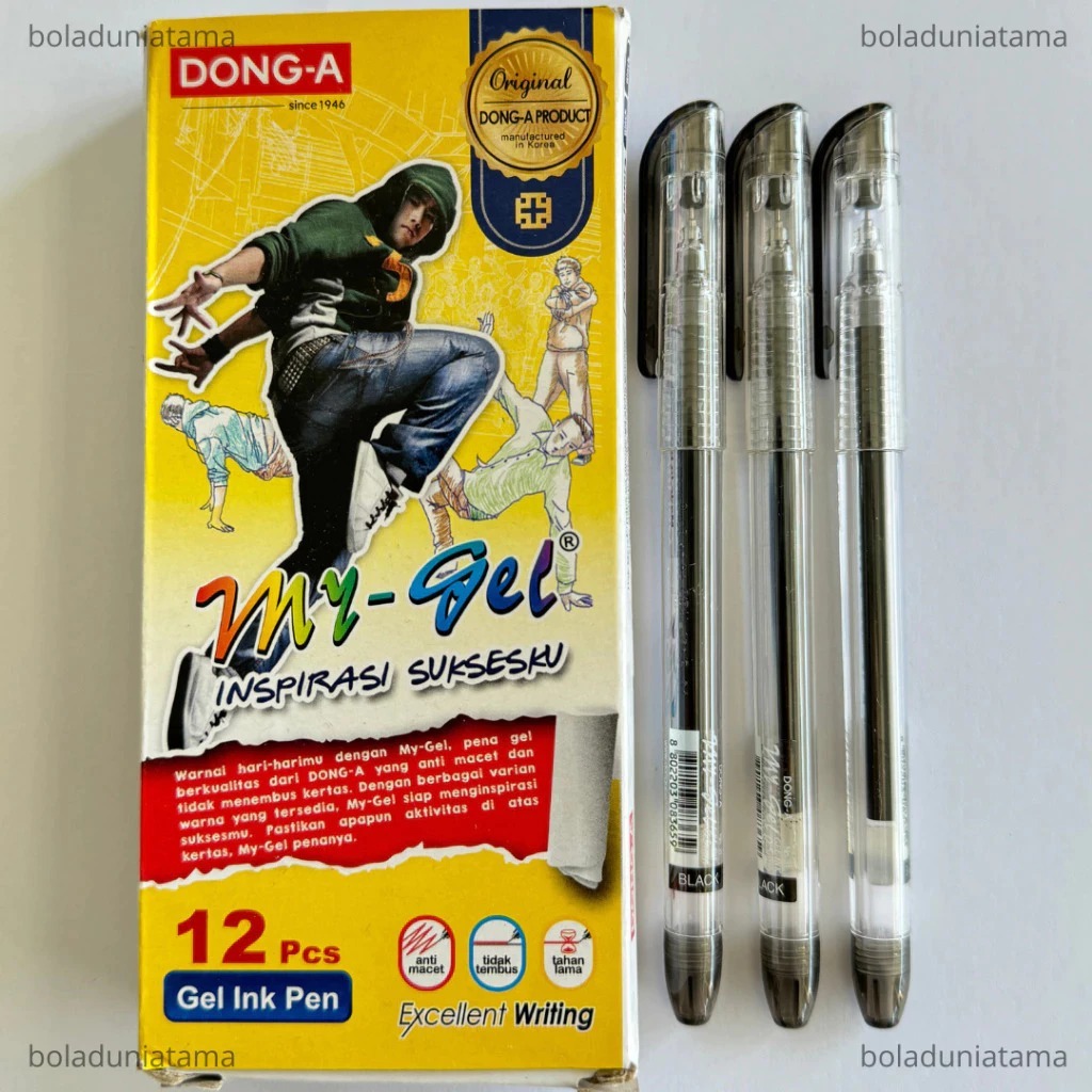 

CHS PULPEN MY GEL DONG-A 0.5MM / PEN MY GEL DONG-A 0.5MM / HITAM HARGA PER 1PC