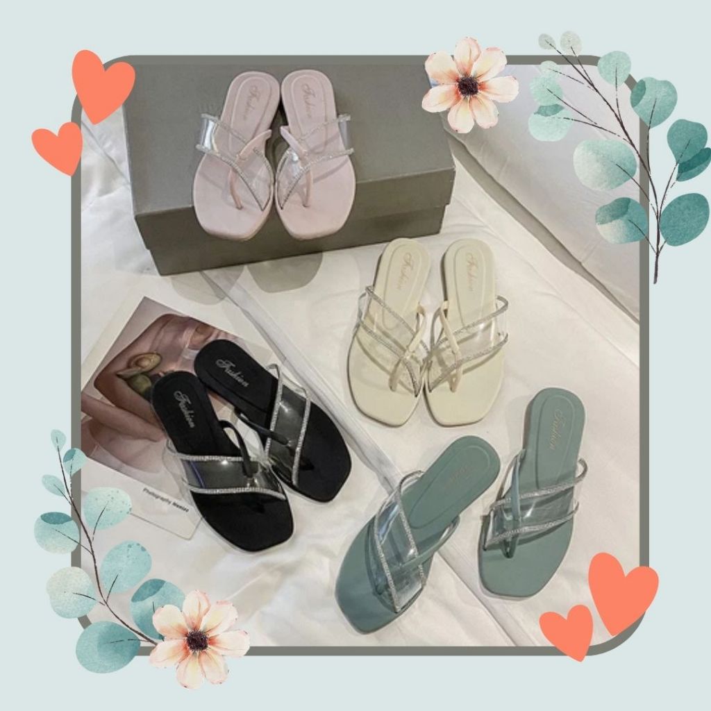 AMR 02 SANDAL TEPLEK SILANG SWEET