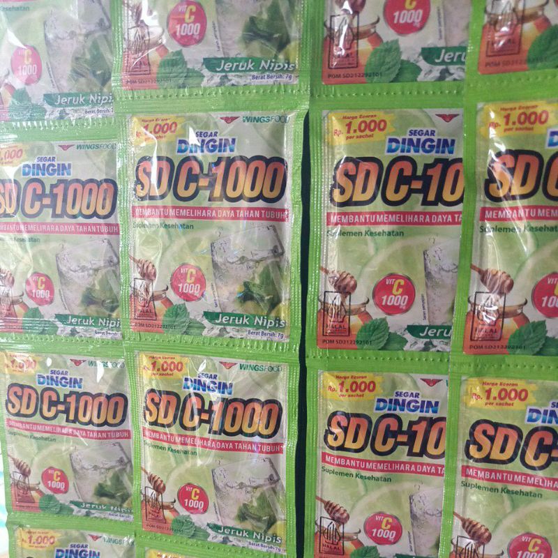 

segar dingin c1000 10 sachet