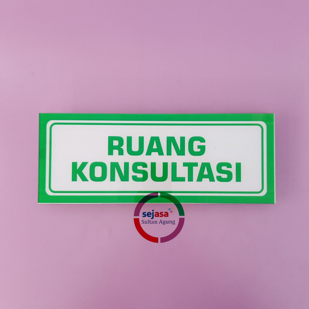 

Akrilik Ruang Konsultasi | Papan Akrilik Nama Ruang | Akrilik Ruangan