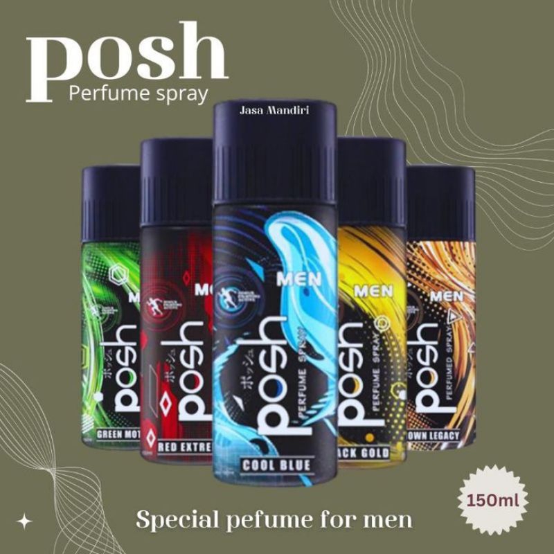 Posh Men 150ml body spray
