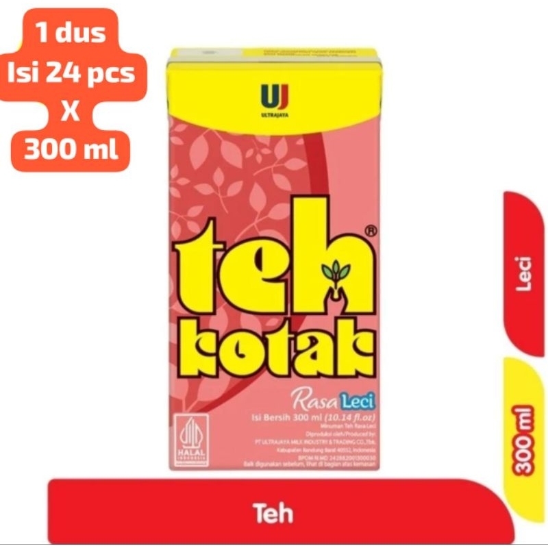 

TEH KOTAK ULTRA Varian Leci 300 Ml Isi 24Pcs - 1DUS