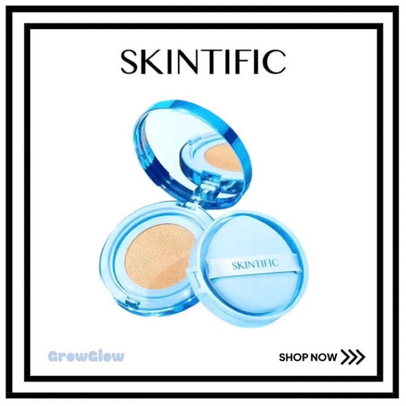 Cushion Skintific Cushion Biru Skintific Perfect Stay Velvet Matte Cushion 11ml Skintific Bedak BB C