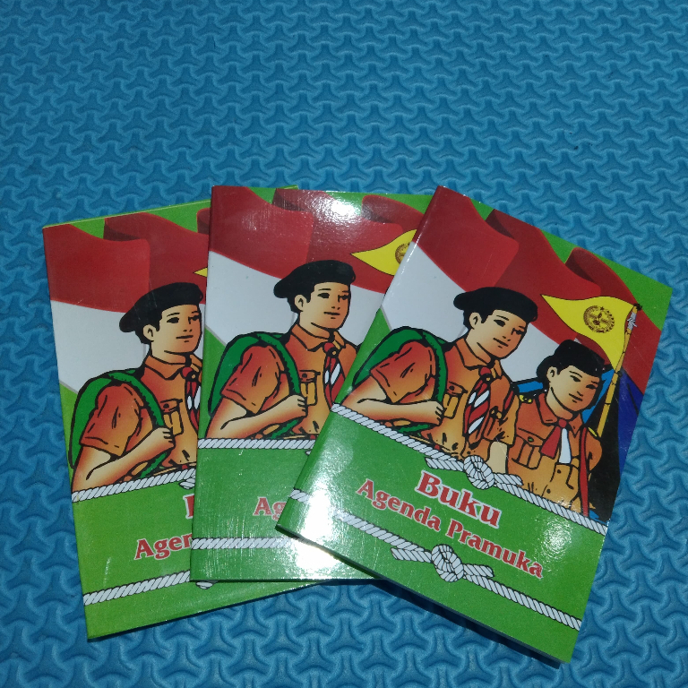 

Buku agenda pramuka hijau HVS 64 halaman satuan