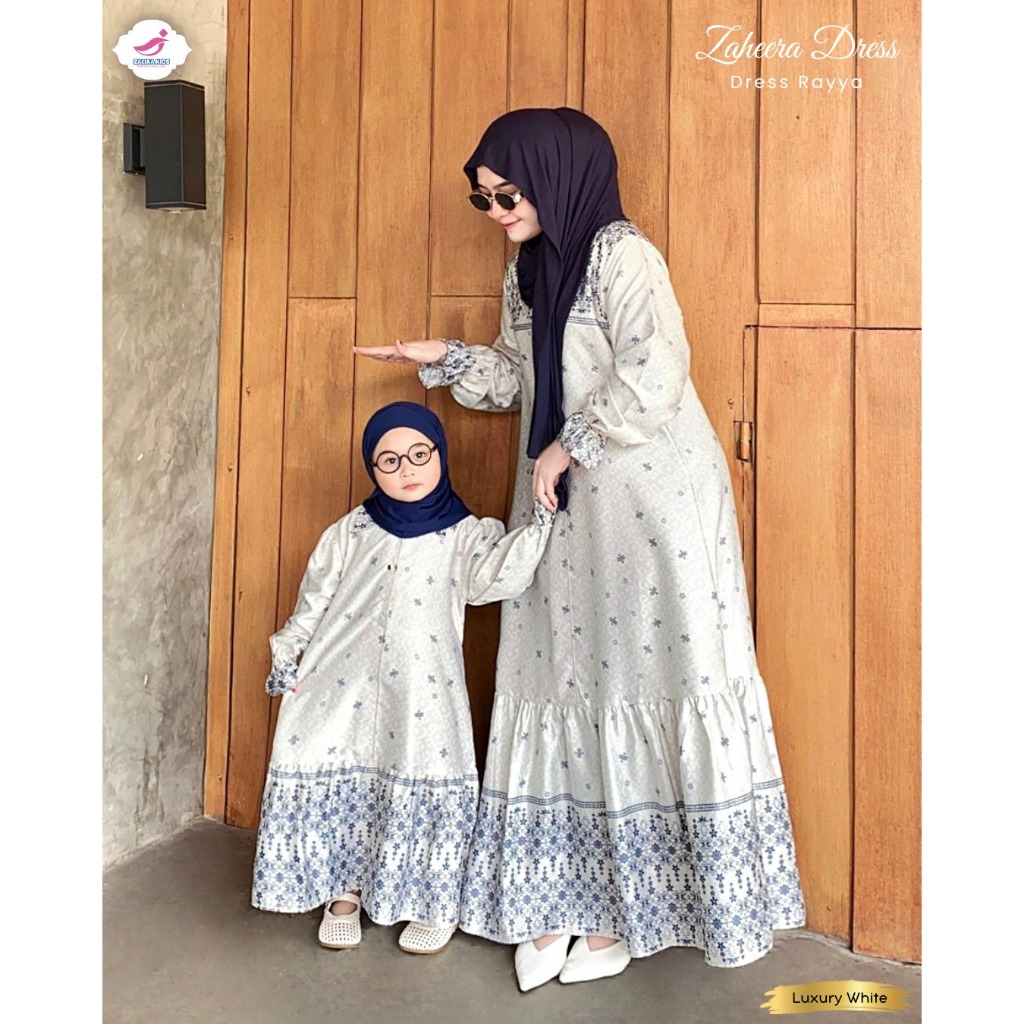 Gamis Couple Ibu Anak Zaheera Series | Setelan Muslim Lebaran 2026 | Baju Kondangan Anggun & Serasi