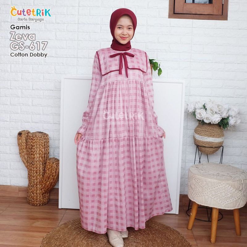 COUPLE SERIES WARNA MAROON GAMIS KIDS AND TEEN KOREAN MOTIF KOTAK GAMIS ANAK MULAI 5TAHUN GAMIS ANAK