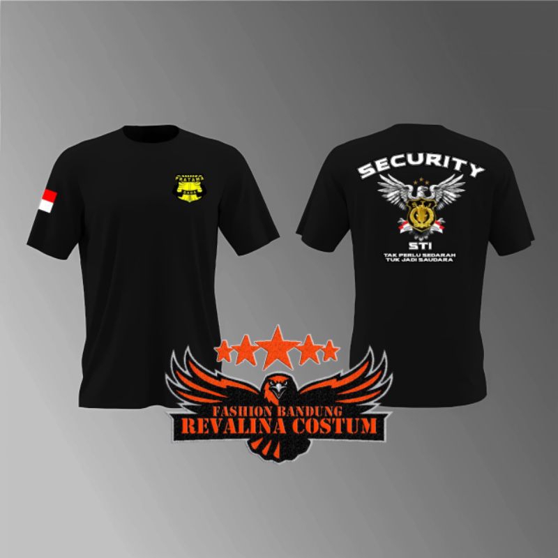 KAOS SECURITY GADA PRATAMA / STI / SATPAM ORIGINAL