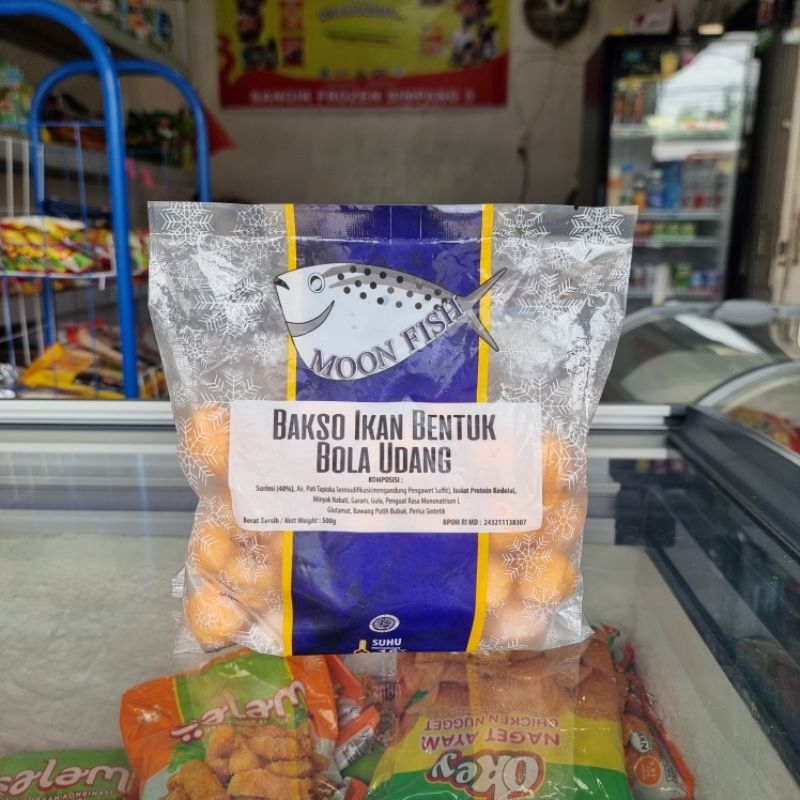 

Moon Fish Bakso Ikan Bentuk Bola Udang 500g
