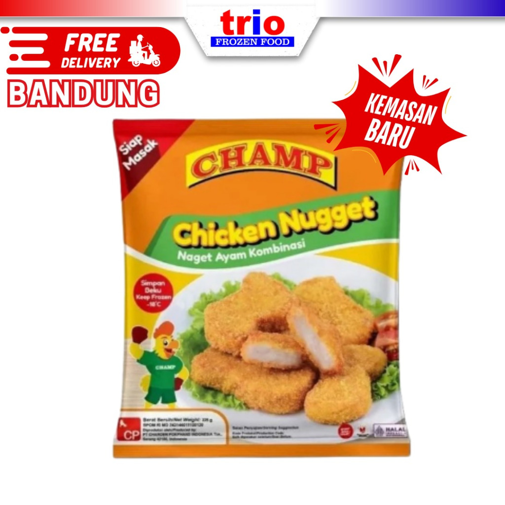 

CHAMP Chicken Nugget / Nuget Ayam 900gr