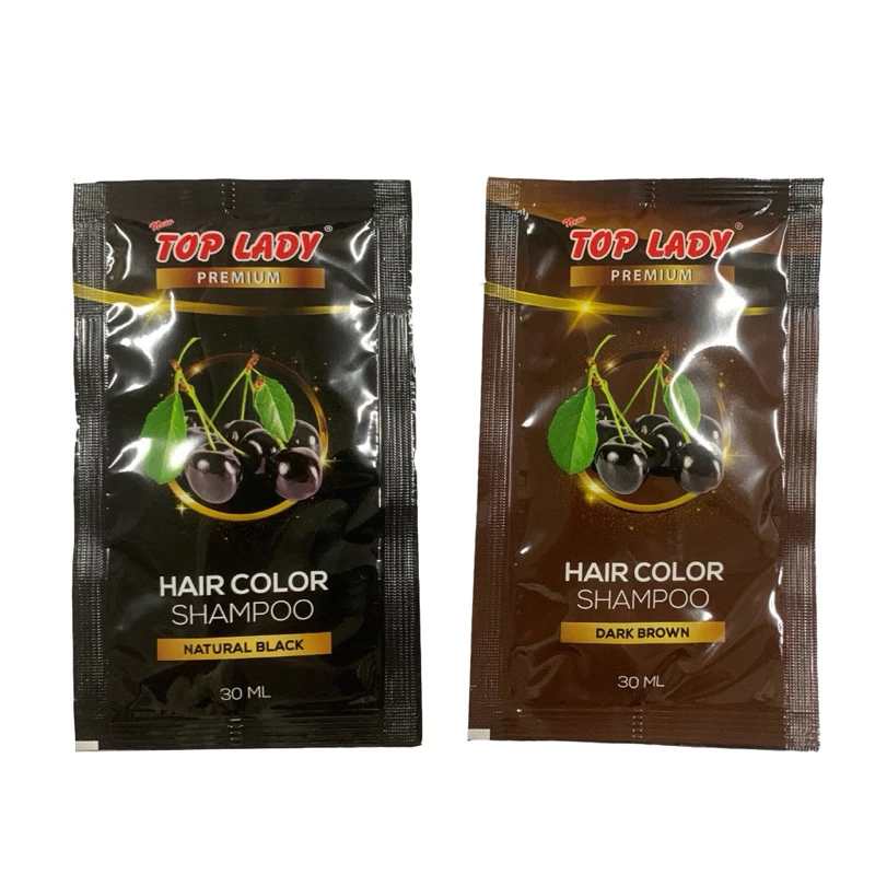 TOP LADY SHAMPOO HAIR COLOR 30 ML / TOP LADY PREMIUM HAIR COLOR SAMPO
