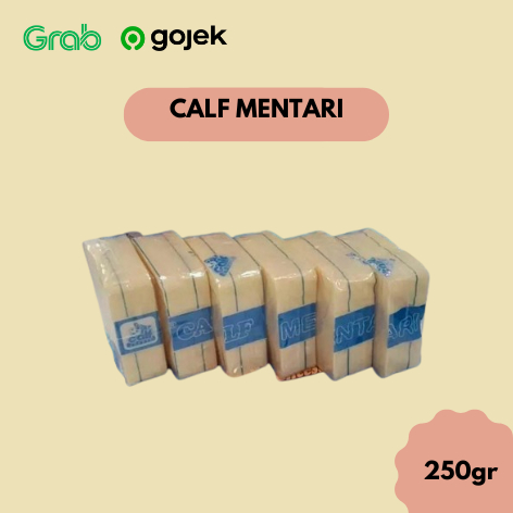 

Keju Cheddar Calf Mentari Repack 250 Gram