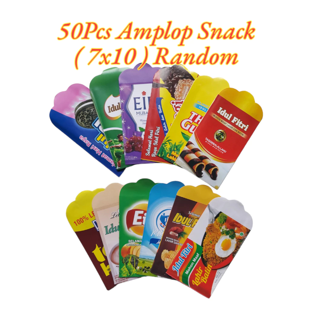 

AMPLOP LEBARAN MOTIF SNACK MOTIF ATM VIRAL ANGPAU IDUL FITRI 2025 LUCU SNACK JAJANAN ATM UANG GLOSSY
