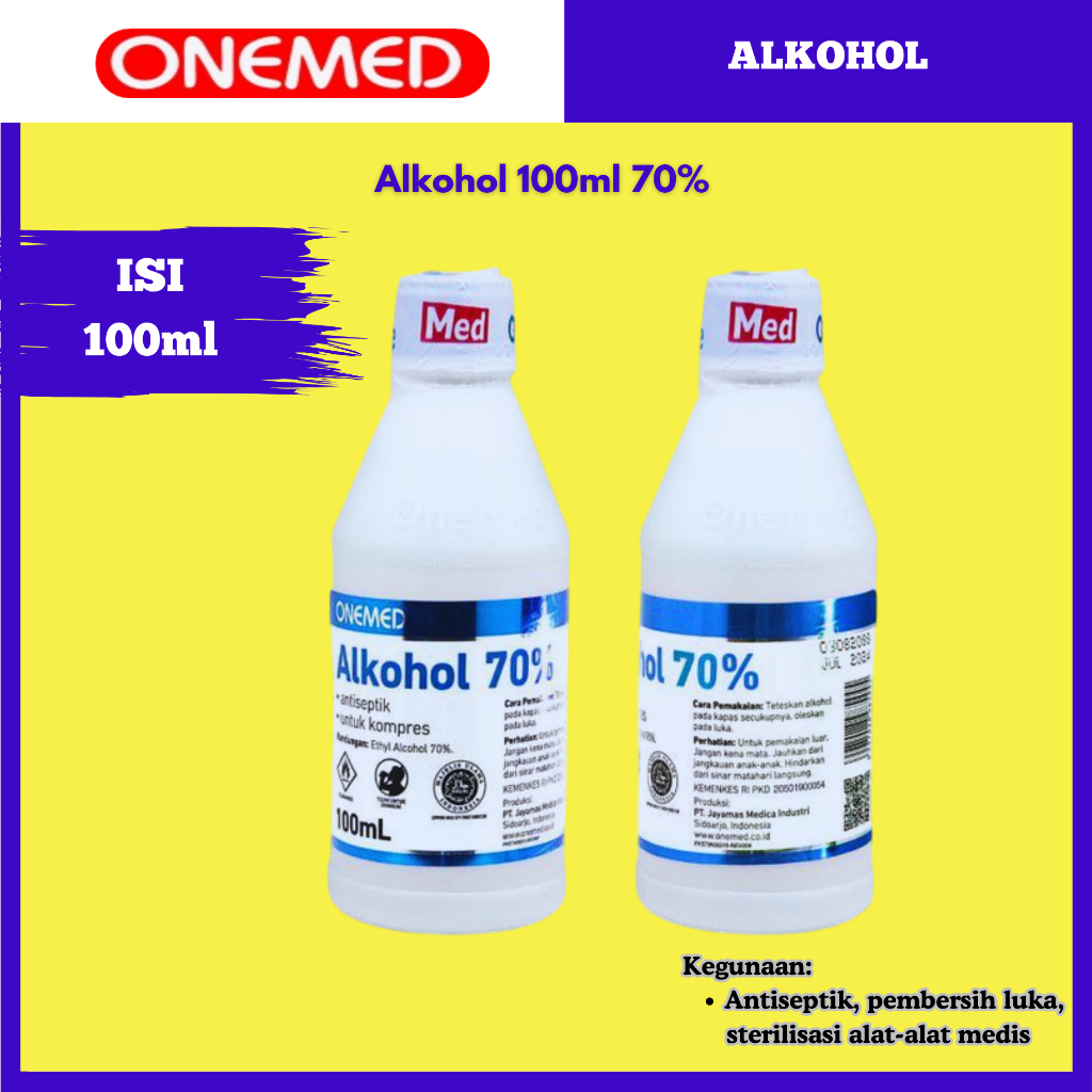 Alkohol 70% 100ml / Onemed Alkohol 70% 100ml