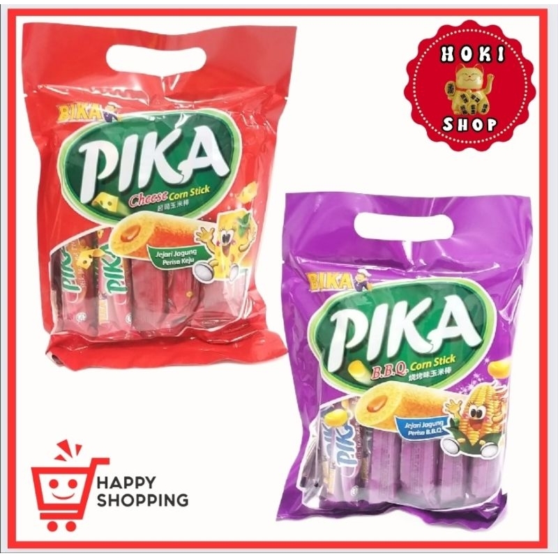 

Bika Pika Corn Stik 10pcs @10gr Halal / Snack Import / Bika Corn Stik
