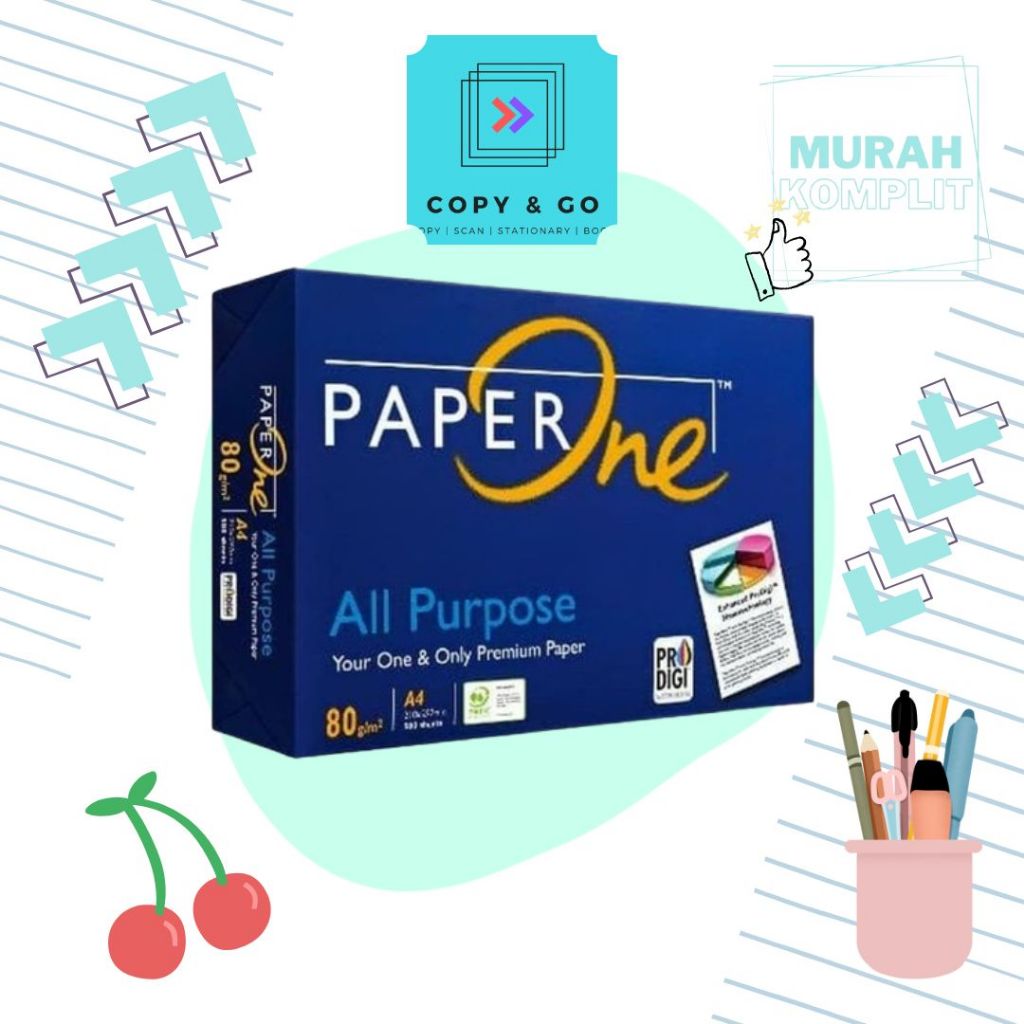 

Kertas HVS A4 80 gsm PaperOne