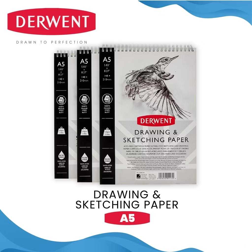 

Gramedia Tunjungan : Derwent Sketchpad Portrait A5