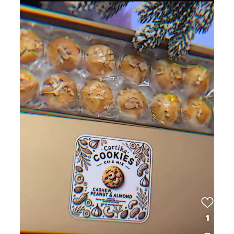 

Cookies Cartika Mix, almond, peanut, cashew