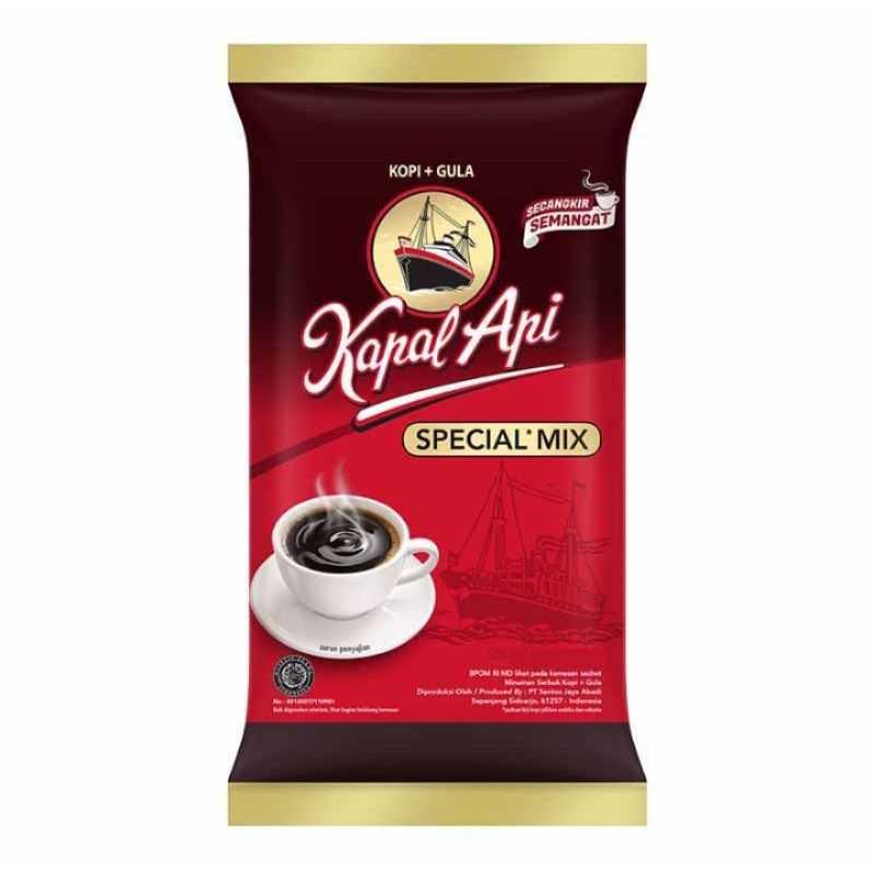 

Kapal api kopi bubuk instan special mix 10 x 23 g