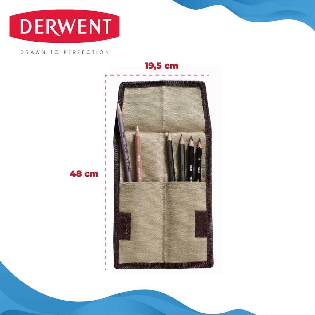 

Gramedia Tunjungan : Derwent Pocket Pencil Wrap