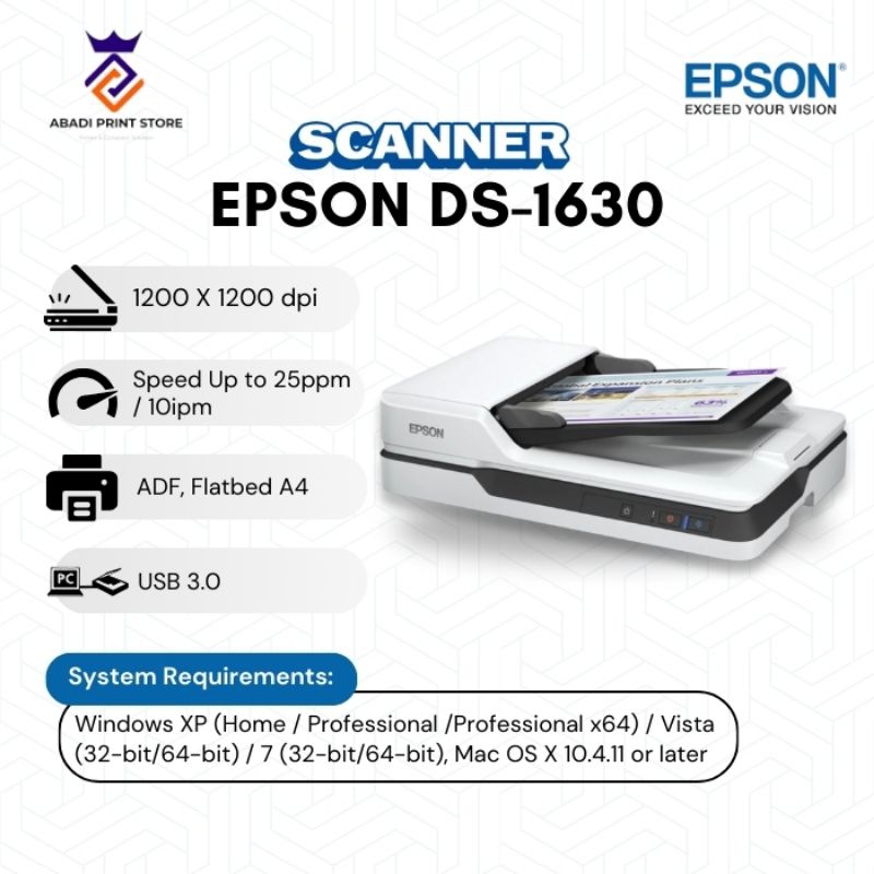 SCANNER EPSON DS 1630