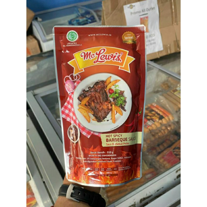 

McLewis Hot Spicy Barbaque Saos 310g Frozen food cik ntik Jambi cemilan jajanan seblak korea jepang